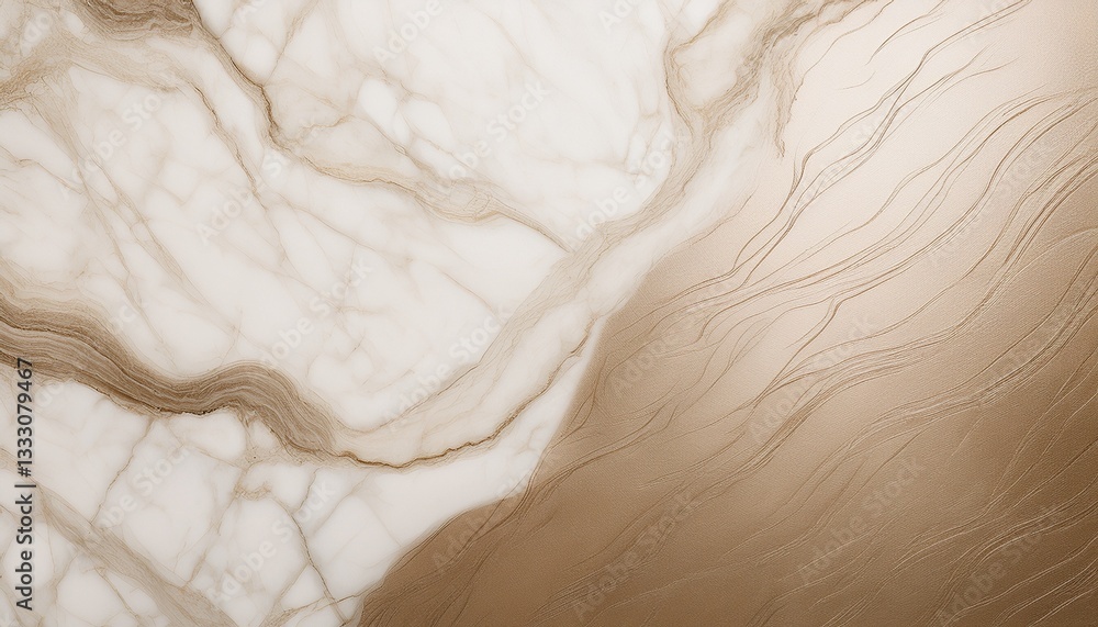 Obraz premium white beige paper texture background marble texture generative ai