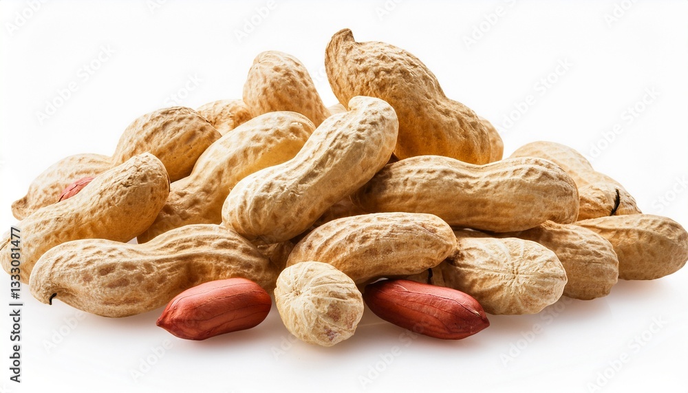 dried peanuts isolated dried peanuts isolated