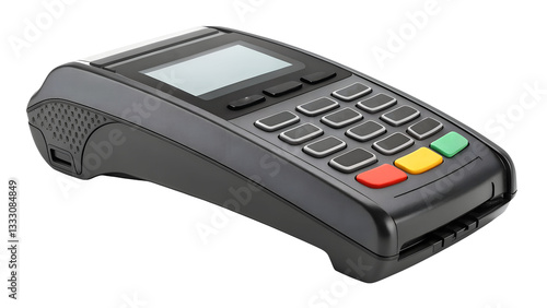 Modern Wireless Payment Terminal Device Secure Transaction Technology pos card debit black credit   