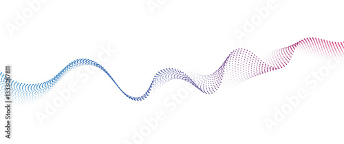 	
Flowing Dot Wave halftone gradient pattern on transparent background	
