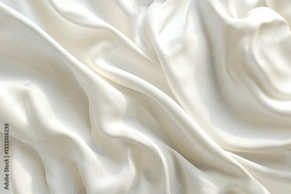 Clean White Textile Background with Ample Text Space Clean White Textile Background with Ample Text Space