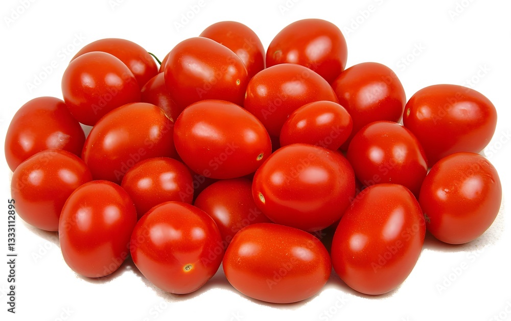 Pile of Fresh Red Tomatoes Closeup Shot Pile of Fresh Red Tomatoes Closeup Shot