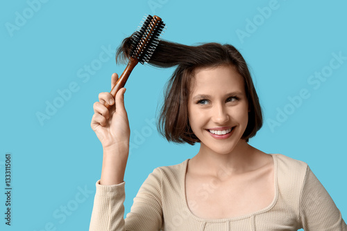 Beautiful young happy woman...