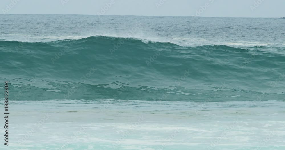 Powerful Slow-Motion Waves Crashing Against the Cliffs of Sagres, Portugal Powerful Slow-Motion Waves Crashing Against the Cliffs of Sagres, Portugal
