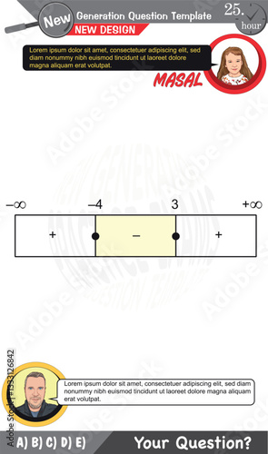 mathematics, mathematical concepts, High school, middle school, exam question template, numerical lessons, verbal lessons, Next generation problems, for teachers, editable, eps