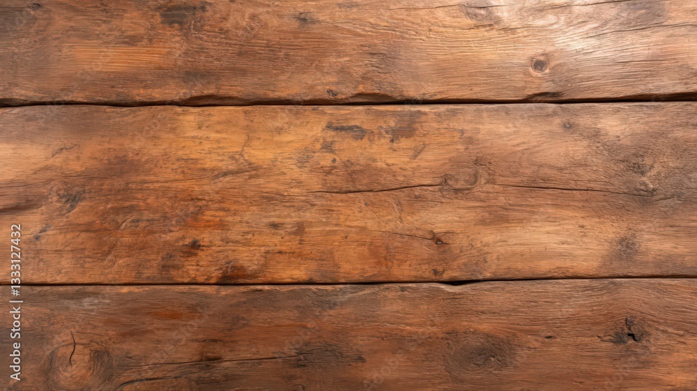 Obraz premium Rustic Brown Wooden Planks Background Texture