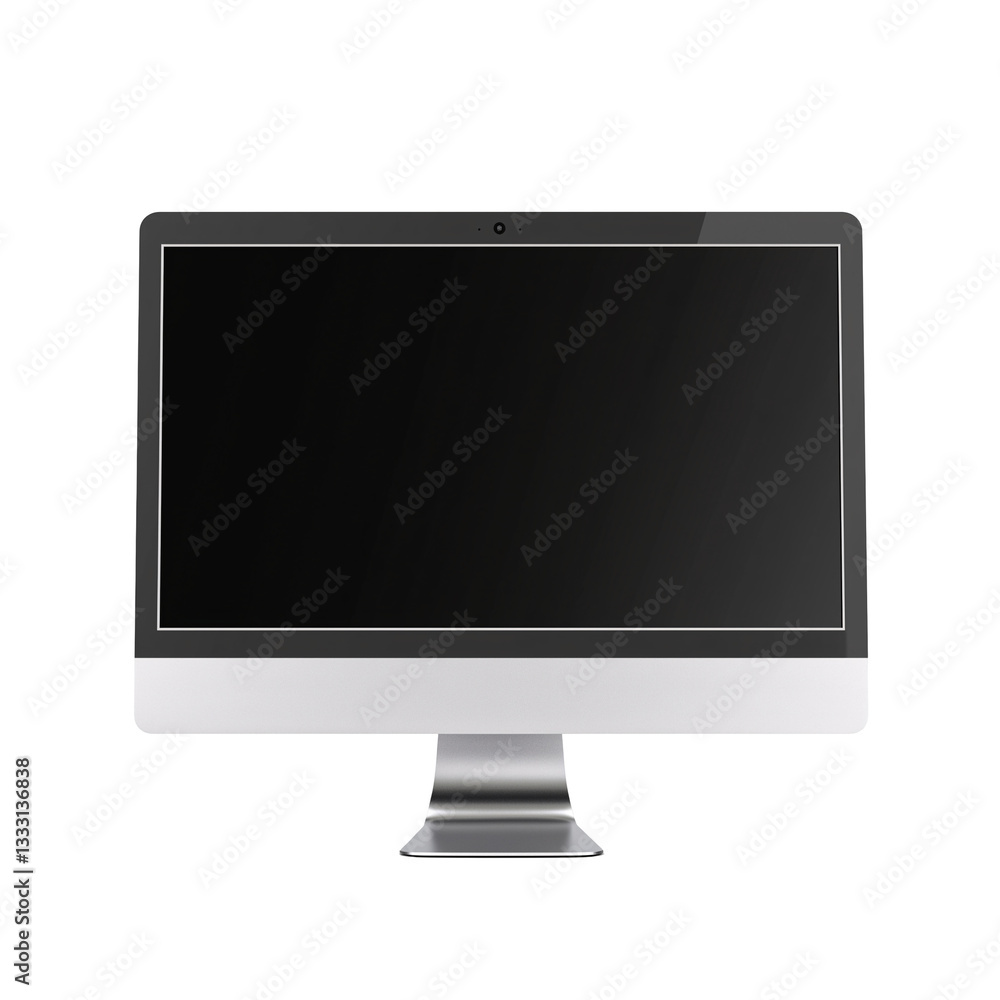 Modern Black Flat-Screen Monitor on Desktop Workspace – Sleek High-Resolution Display for Professional Office Technology Modern Black Flat-Screen Monitor on Desktop Workspace – Sleek High-Resolution Display for Professional Office Technology