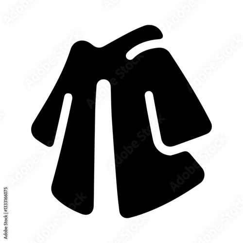 Robe magic glyph icon