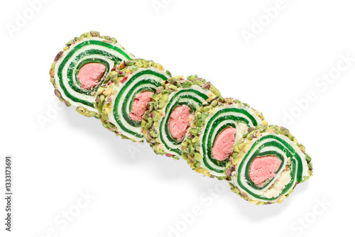 Sweet Turkish delight with ...
