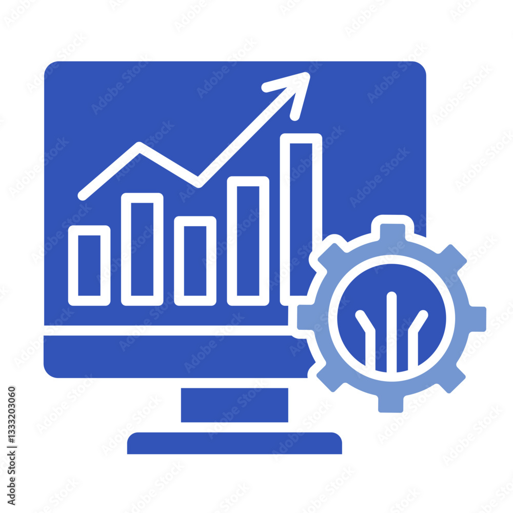 Business Intelligence Dashboard Icon Element For Design Business Intelligence Dashboard Icon Element For Design