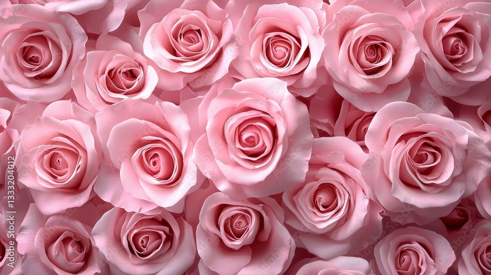 A visual display of elegant pink roses in a floral backdrop. A visual display of elegant pink roses in a floral backdrop.