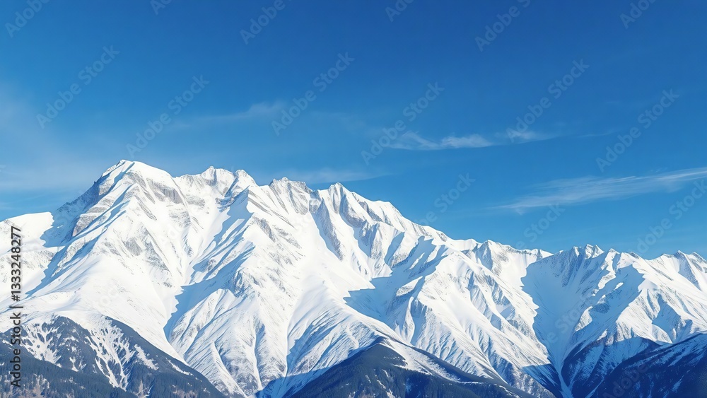 Obraz premium snow covered mountains in winter