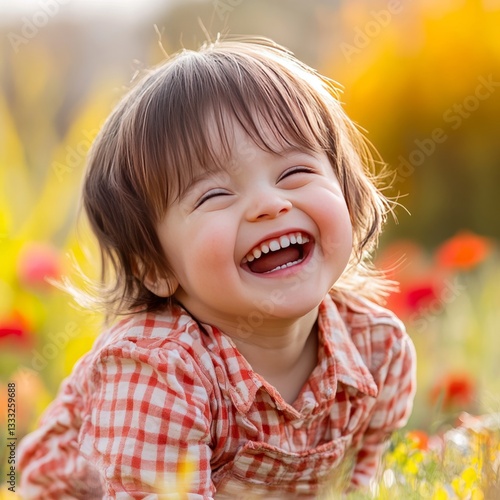 Generic Close-up Child Perspective Laughing Expression