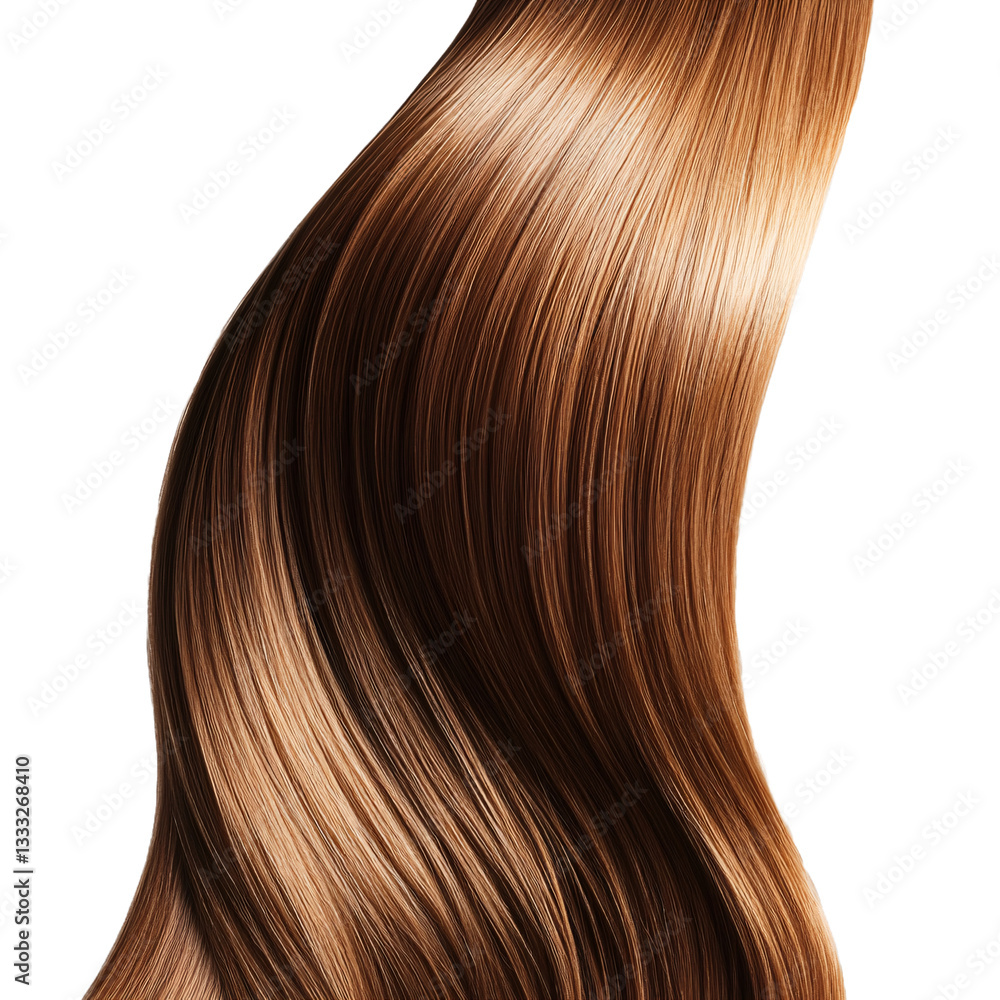 Fototapeta premium Straight hair PNG Transparent background