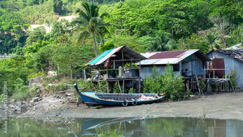Thai Fishing Village: Life on the Riverbank
