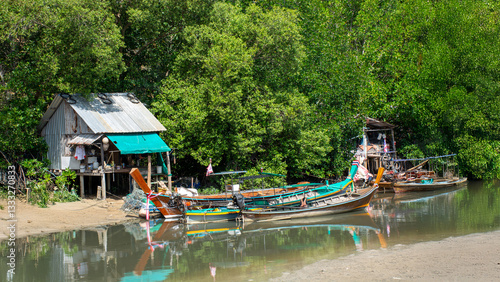 Thai Fishing Village: Life on the Riverbank
