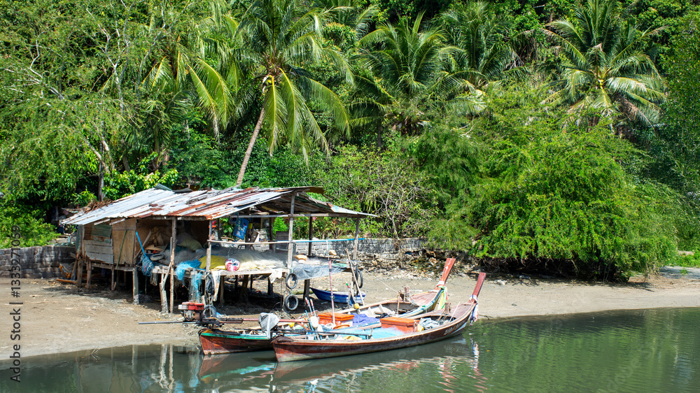 Thai Fishing Village: Life on the Riverbank