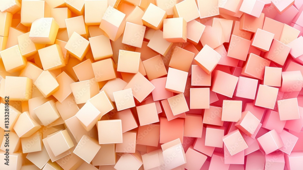 Colorful cubes arrangement studio space photography abstract art top-down view creative design inspiration Colorful cubes arrangement studio space photography abstract art top-down view creative design inspiration
