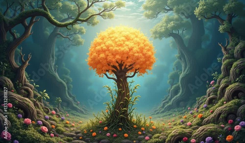 tropical coral reef