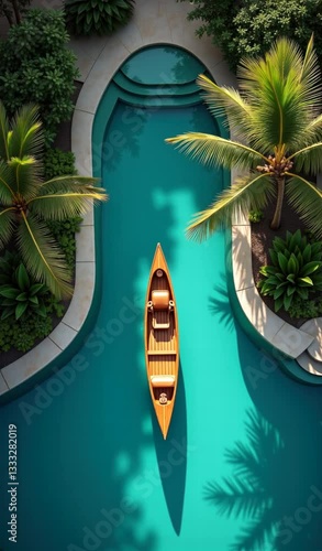 canoe on the beach