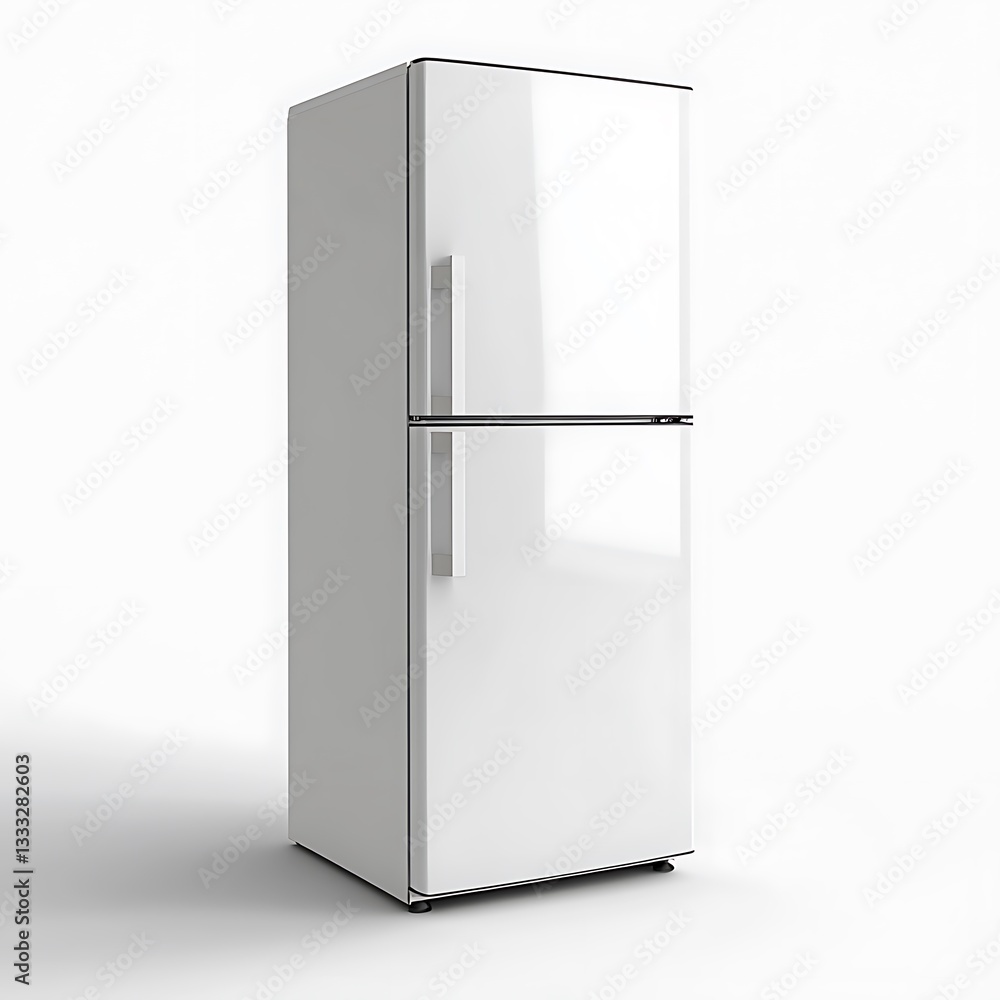 Refrigerator on a white background. Refrigerator on a white background.