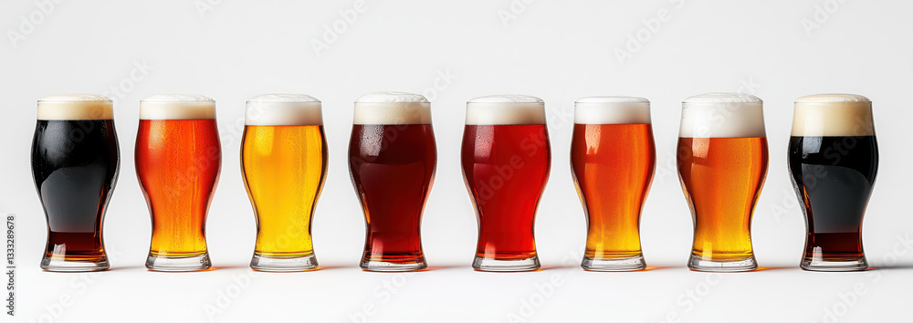 Beer on the empty space background. Beer on the empty space background.