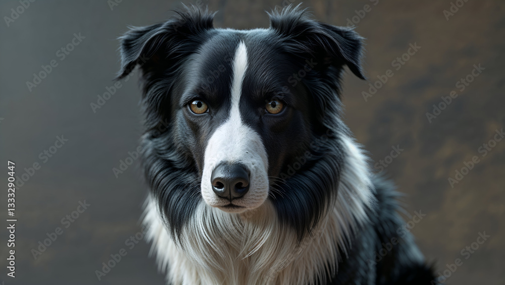 Digital Art of a Border Collie with High Contrast, Detailed Fur, and Focused Expression
Digital Art of a Border Collie with High Contrast, Detailed Fur, and Focused Expression