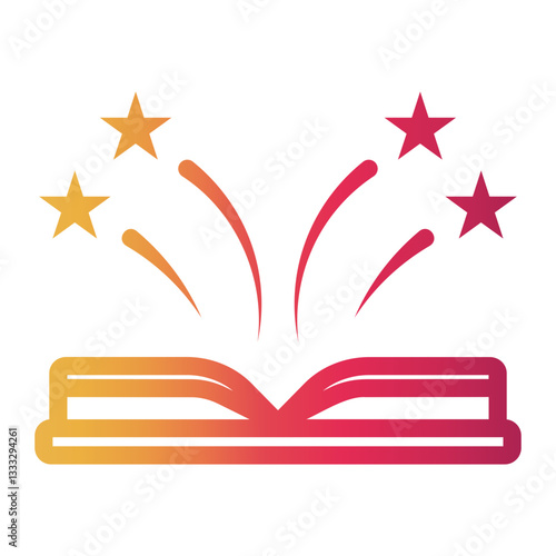 homework Line Gradient Icon