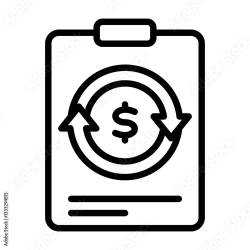 Cash Flow Statement Icon