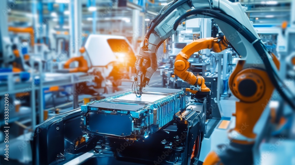 Placing electric vehicle battery into a c gigapixel innovative technology digital display futuristic environment close-up view battery analysis Placing electric vehicle battery into a c gigapixel innovative technology digital display futuristic environment close-up view battery analysis