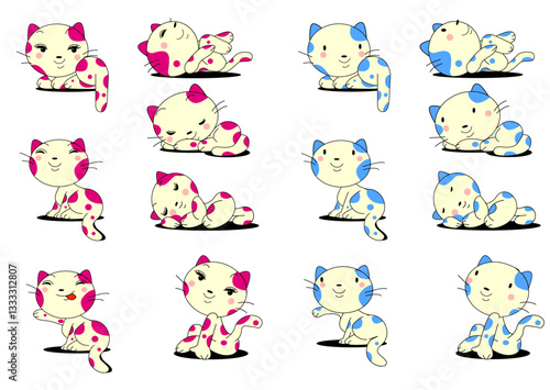猫の可愛いキャラクター