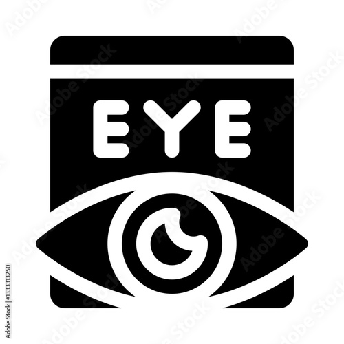 Eye glyph icon