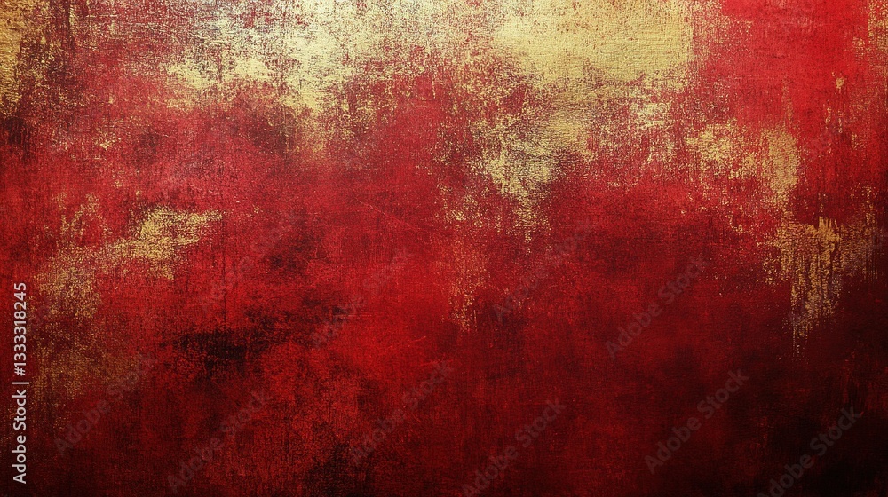Fototapeta premium Vintage Red Grunge Texture Background for Creative Projects