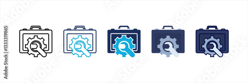 Toolbox Multi Style Icon Set