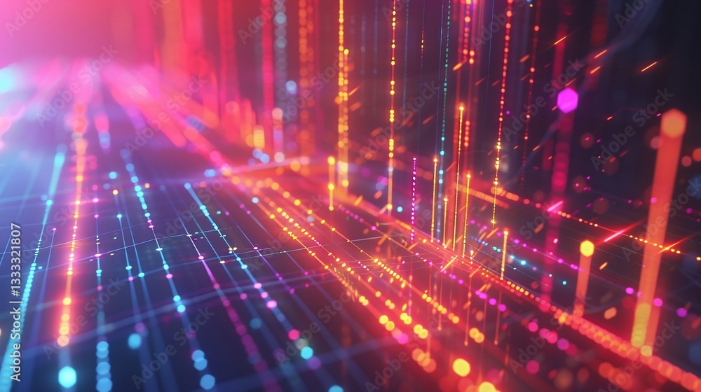 Captivating abstract digital landscape with a vibrant futuristic aesthetic featuring a dynamic display of luminous particles glowing energy and mesmerizing motion Captivating abstract digital landscape with a vibrant futuristic aesthetic featuring a dynamic display of luminous particles glowing energy and mesmerizing motion