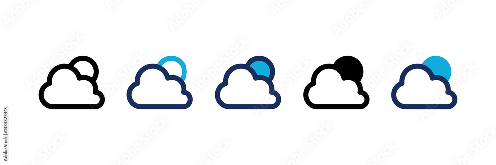 Weather Multi Style Icon Set Weather Multi Style Icon Set