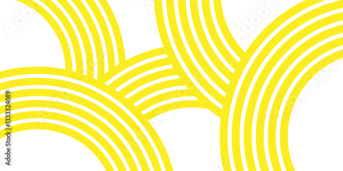 Pasta background, spaghetti abstract geometric pattern. Macaroni yellow poster. Wavy abstract pattern. Pasta vector illustration