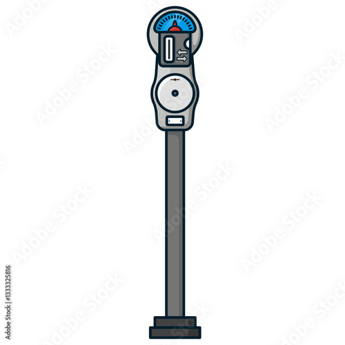 Illustration of a Parking Meter