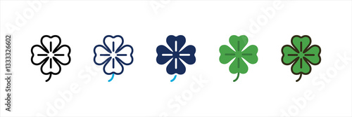 Clover Multi Style Icon Set