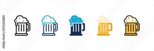 Beer Multi Style Icon Set