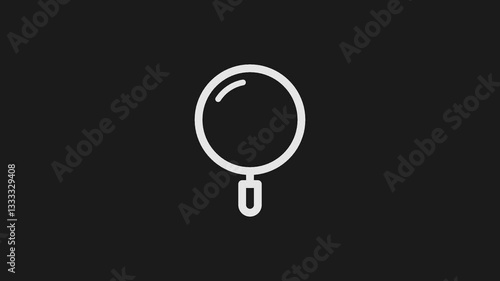 Wallpaper Mural A magnifying glass moves to symbolize searching, zooming, and discovery Torontodigital.ca