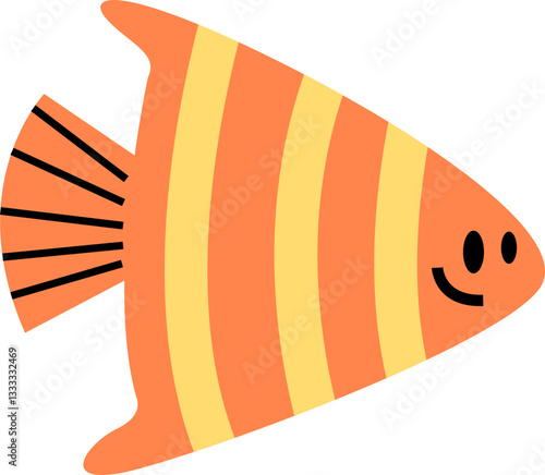  Cute Fish Illustration Element Set