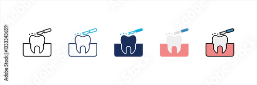 Dental Surgery Multi Style Icon Set