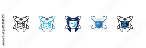 Night Guard Multi Style Icon Set