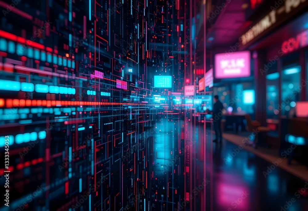 digital technology network visualization digital technology network visualization