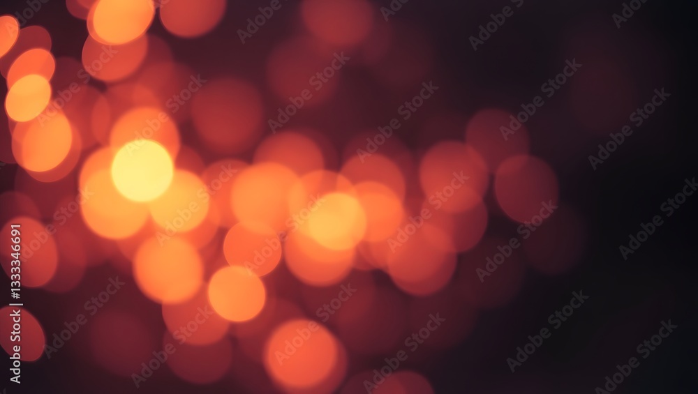 Fototapeta premium Bokeh Light Effect with Soft, Dreamy Blur and Smooth Abstract Background