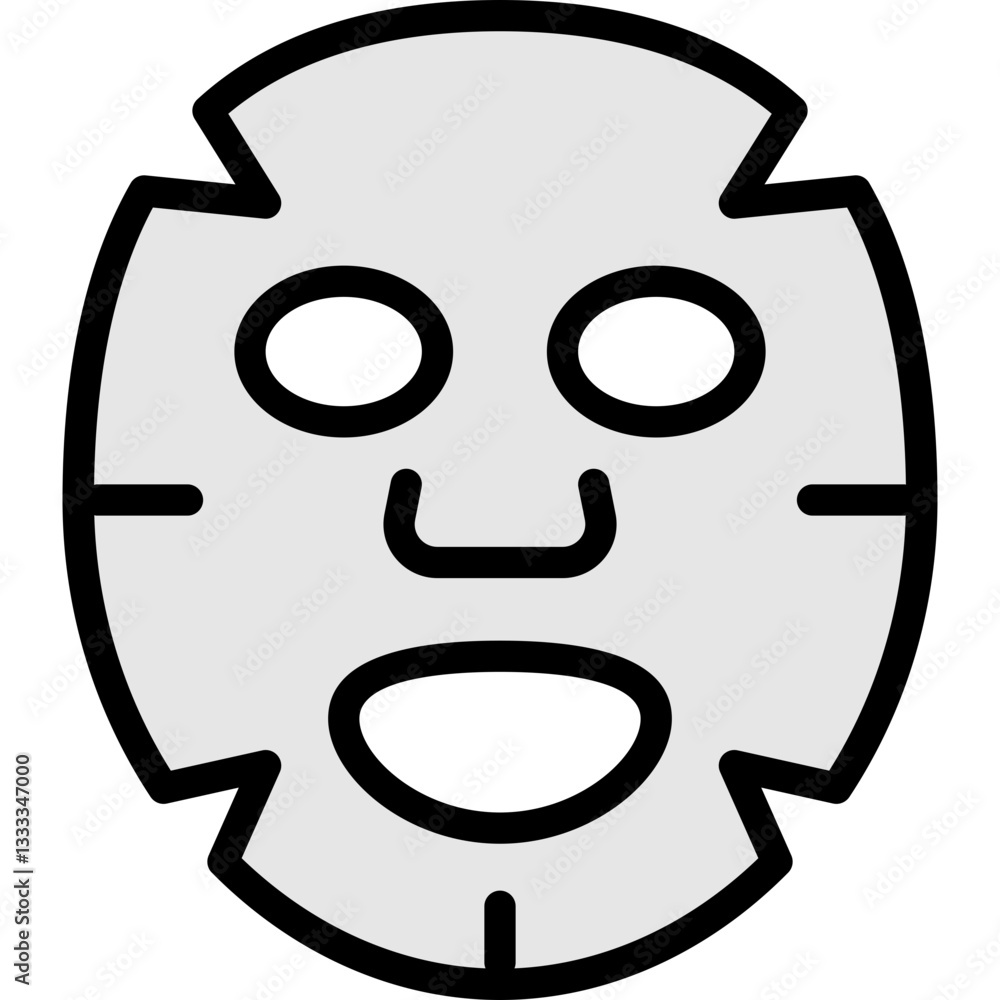 mask filled outline icon mask filled outline icon