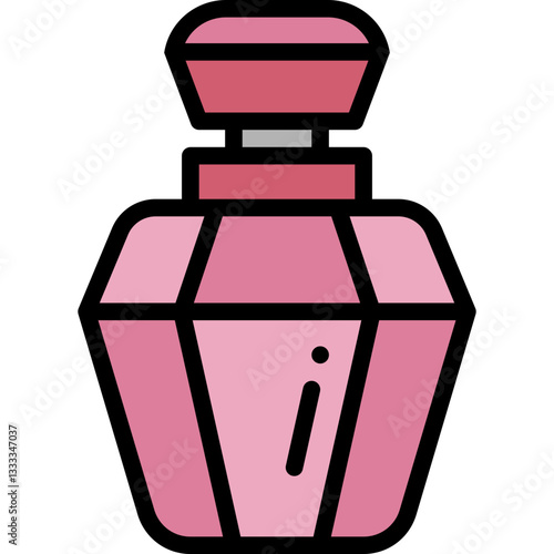 perfume filled outline icon