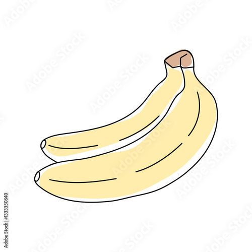 Bananas are stacked together on a clean white background for an artful presentation