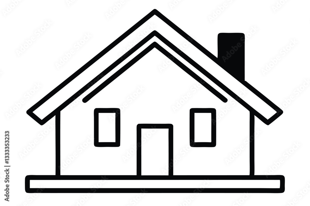 Web Home Icon Set Flat House Symbols for Websites & Apps Web Home Icon Set Flat House Symbols for Websites & Apps